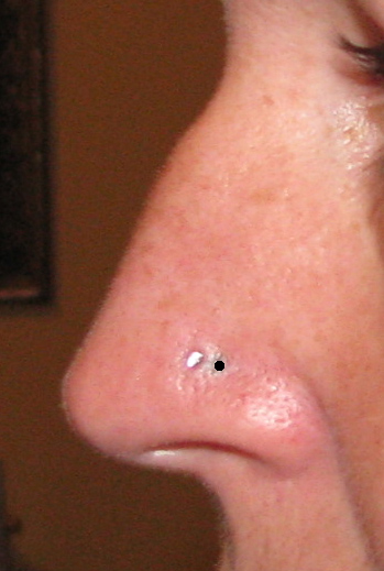 nostril piercing placement