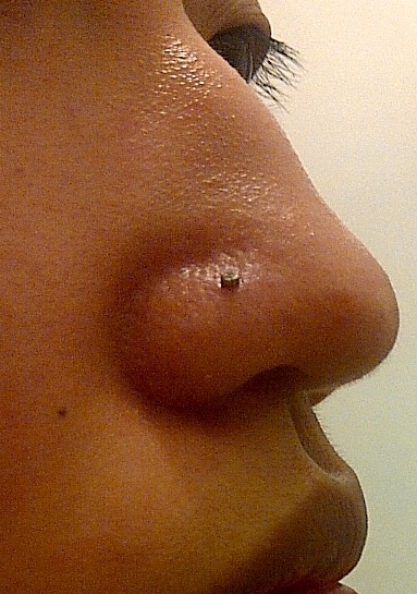 nostril piercing placement