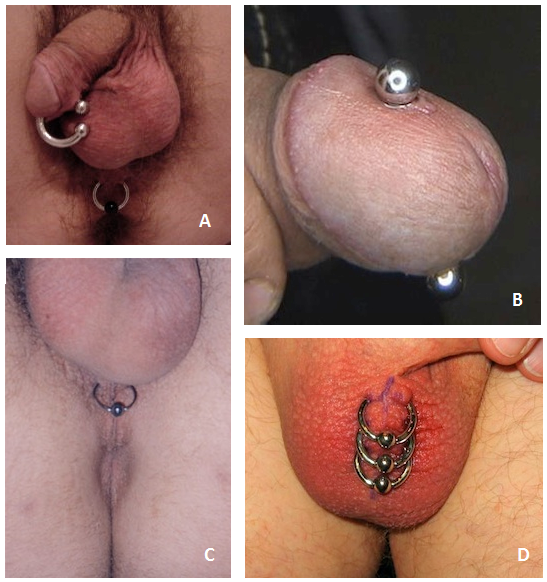 Types of male genital piercings