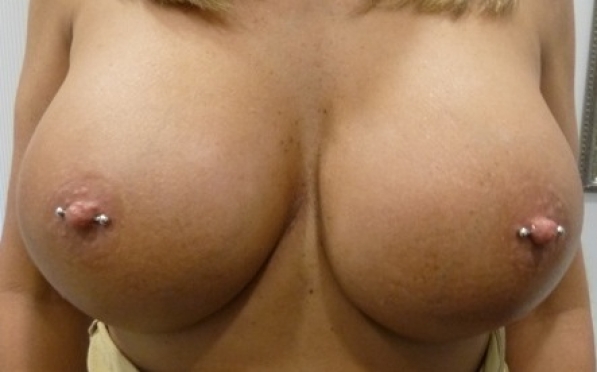 Pierced Nipple Flash