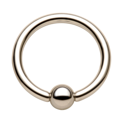 A captive bead ring is a popular jewelry style for the HCH piercing