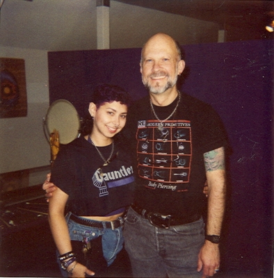Me with my mentor, Gauntlet's founder, Jim Ward  circa 1990